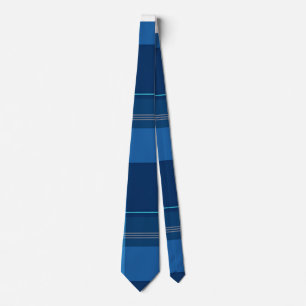 Schotse Plaid, Blauw, Stropdas