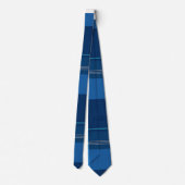 Schotse Plaid, Blauw, Stropdas (Achterkant)