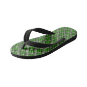 Schotse plaid kinder slippers teenslippers (Schuin)