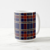 Schotse plaid koffiemok (Voorkant rechts)
