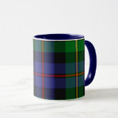 Schotse plaid patroon mok (Voorkant rechts)