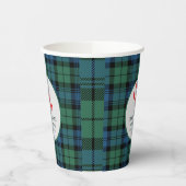 Schotse Plaid Rivierkreeft Kook Engagement Feestje Papieren Bekers (Links)