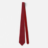 Schotse Plaid Tartan Patroon Necktie Stropdas (Voorkant)