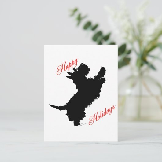 Schotse Prettige feestdagen (Staand voorkant)