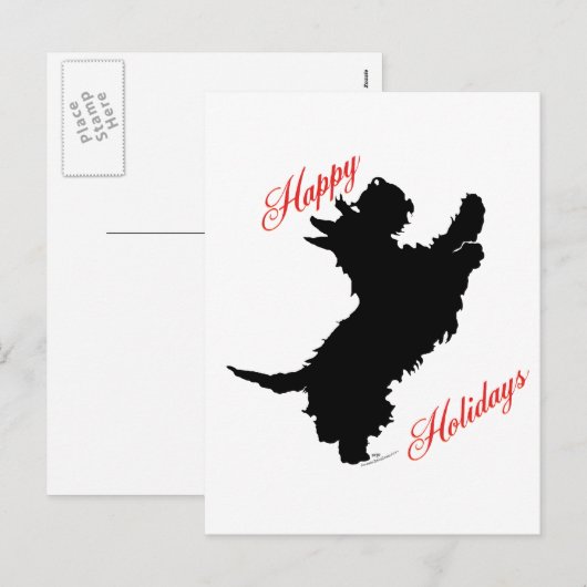 Schotse Prettige feestdagen (Voorkant / Achterkant)