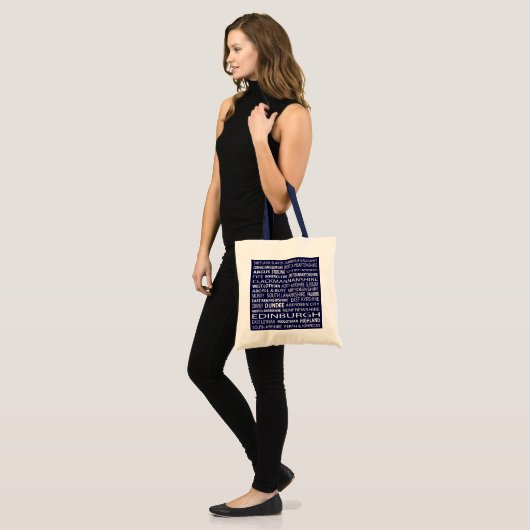 Schotse provincies tote bag (Voorkant (model))