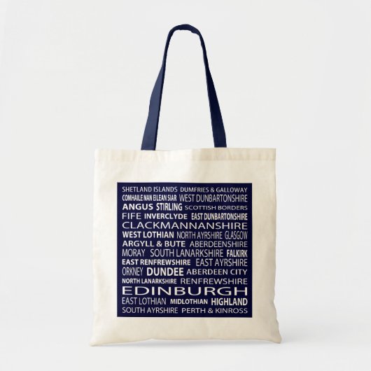 Schotse provincies tote bag (Voorkant)