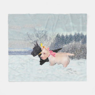 Schotse Puppies Fleece Deken