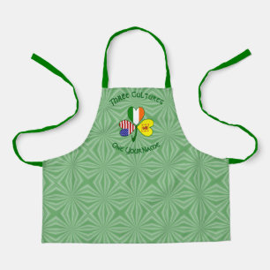 Schotse Rampant USA Ierse Vlaggen Shamrock Persoon Schort