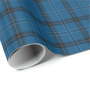 Schotse Ramsay Blue Tartan Cadeaupapier