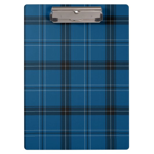 Schotse Ramsay Blue Tartan Klembord (Voorkant)