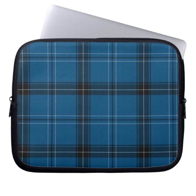 Schotse Ramsay Blue Tartan Laptop Sleeve (Voorkant)