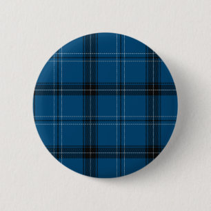 Schotse Ramsay Blue Tartan Ronde Button 5,7 Cm