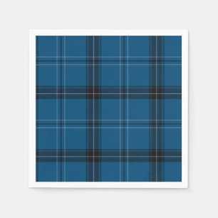 Schotse Ramsay Blue Tartan Servet