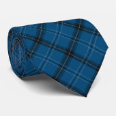 Schotse Ramsay Blue Tartan Stropdas (Opgerold)