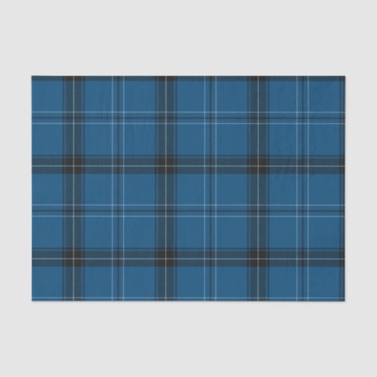 Schotse Ramsay Blue Tartan Tissuepapier (Voorkant)