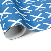 Schotse rapping Paper, Schotse vlag patriottisch Cadeaupapier (Rol Hoek)