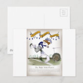 schotse rechtse voetballer briefkaart (Voorkant / Achterkant)