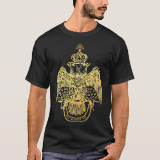 Schotse Rite Eagle 33e graads vrijmetselaarscadeau T-shirt