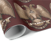 Schotse Rite Rood van Eagle van de Metselaar van Cadeaupapier (Rol Hoek)