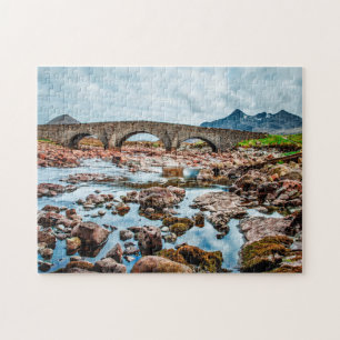 Schotse rivierbrug. legpuzzel