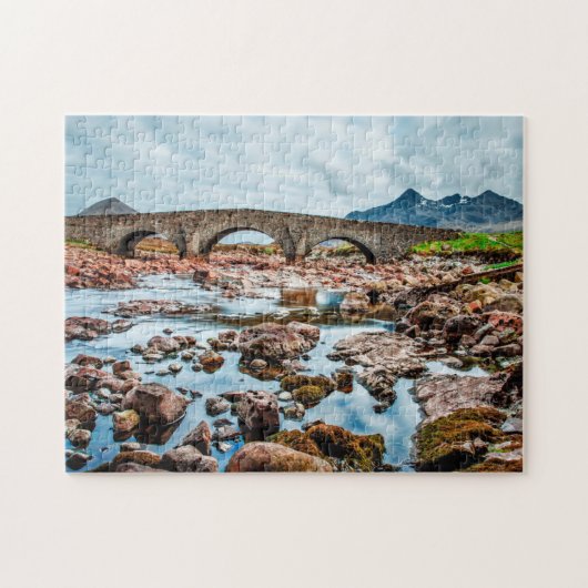 Schotse rivierbrug. legpuzzel (Horizontaal)