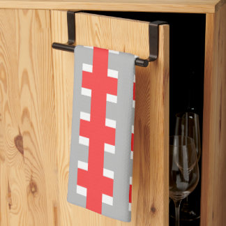 Schotse rode handdoeken met Highland-signatuur voo