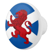 Schotse rode oude Rampant lion/St Andrews-kruis Keramische Knop (Rechts)
