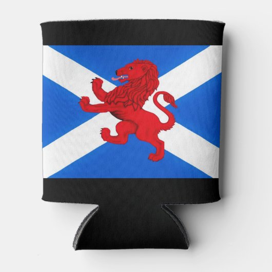 Schotse rode Rampant leeuw St. Andrews vlag Blikjeskoeler (Voorkant)