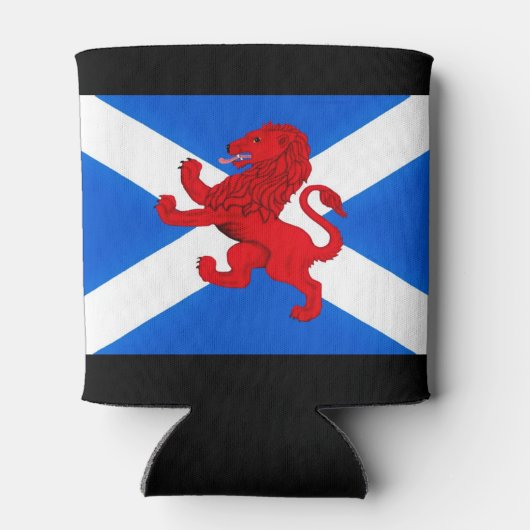 Schotse rode Rampant leeuw St. Andrews vlag Blikjeskoeler (Achterkant)