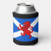 Schotse rode Rampant leeuw St. Andrews vlag Blikjeskoeler (Blikje Achterkant)
