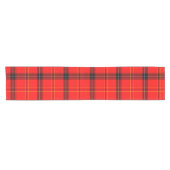 Schotse Rode Tartan Korte Tafelloper (Horizontaal)