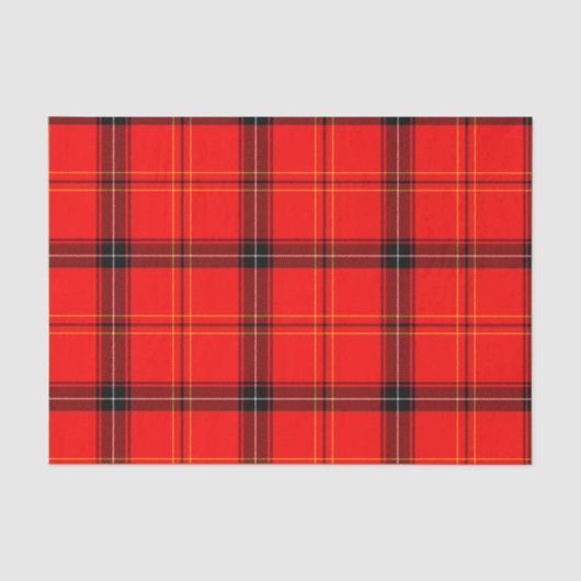 Schotse Rood Tartan Tissuepapier (Voorkant)