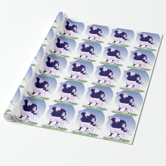 schotse rugby - chums , tony fernandes cadeaupapier (Uitgerold)