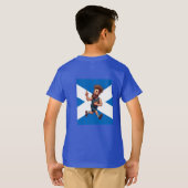 Schotse Rugby Held T-shirt (Achterkant volledig)