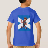 Schotse Rugby Held T-shirt (Achterkant)