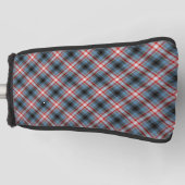 Schotse ruit golfheadcover (Voorkant)