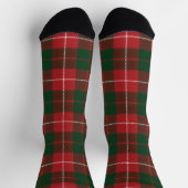 Schotse ruit groen rood geruit rustiek sokken (Top)