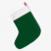 Schotse ruit grote kerstsok (Achterkant (Hangend))