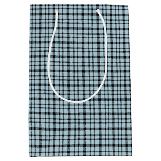 Schotse ruit medium cadeauzakje (Voorkant)