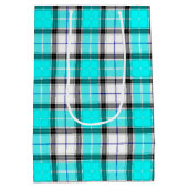 Schotse ruit medium cadeauzakje (Achterkant)