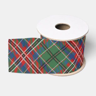 Schotse ruit rood groen MacCulloch Tartan Grosgrain Lint