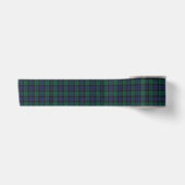 Schotse ruit rustic groen elegant satijnen lint (Voorkant)