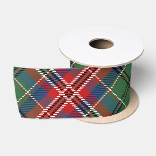 Schotse ruit Rustic Groen Rood MacCulloch Satijnen Lint