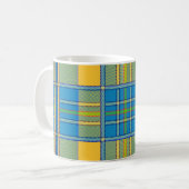Schotse ruit tartan koffiemok (Voorkant links)