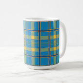 Schotse ruit tartan koffiemok (Voorkant rechts)