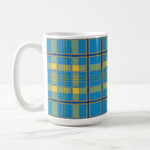 Schotse ruit tartan koffiemok