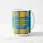 Schotse ruit tartan koffiemok (Voorkant rechts)
