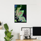 Schotse satelliet poster (Thuiskantoor)