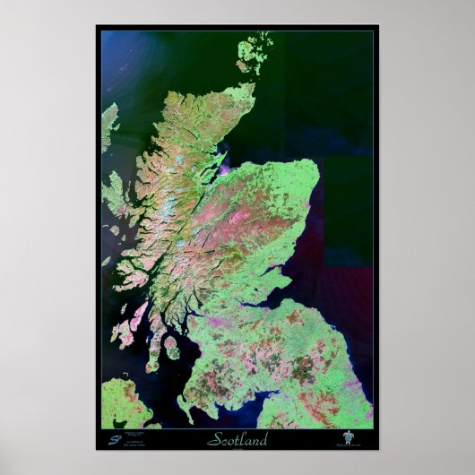 Schotse satelliet poster (Voorkant)